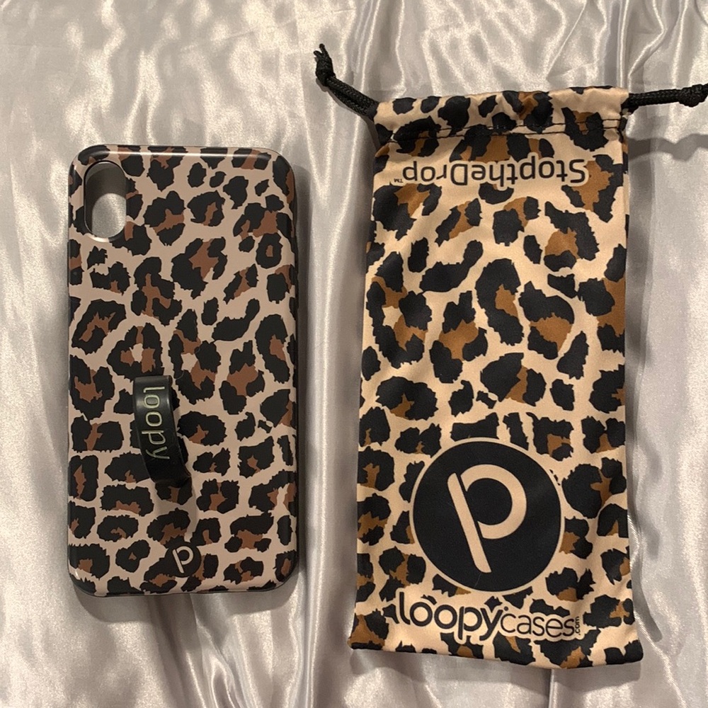 Loopy case iPhone XS Max in Leopard